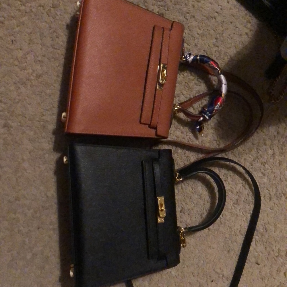 Two birkin style bags